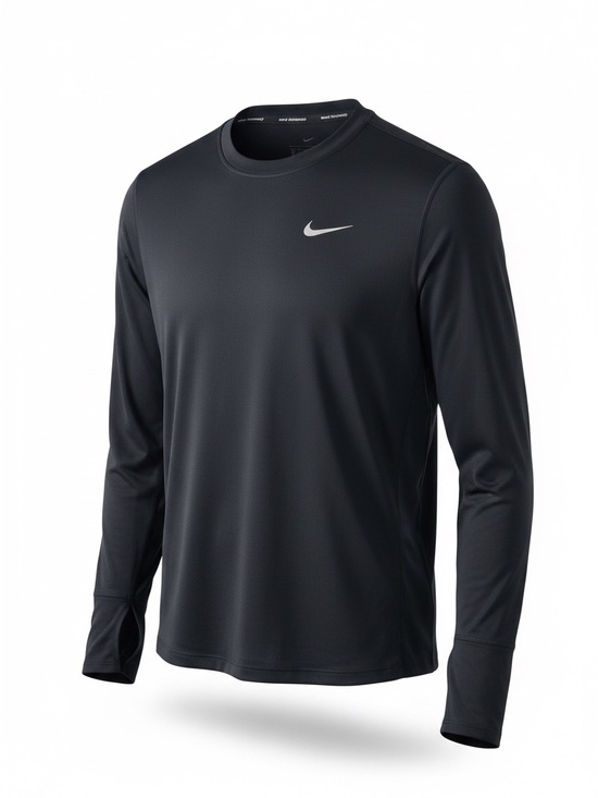 Nike Tops - Women Nike Running Dri-FIT Long Sleeve Shirt, Medium, Black